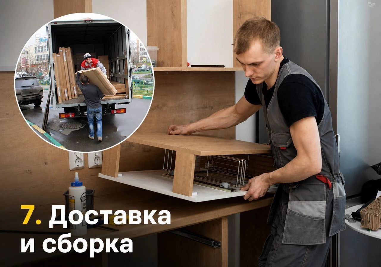 Прямая кухня на заказ